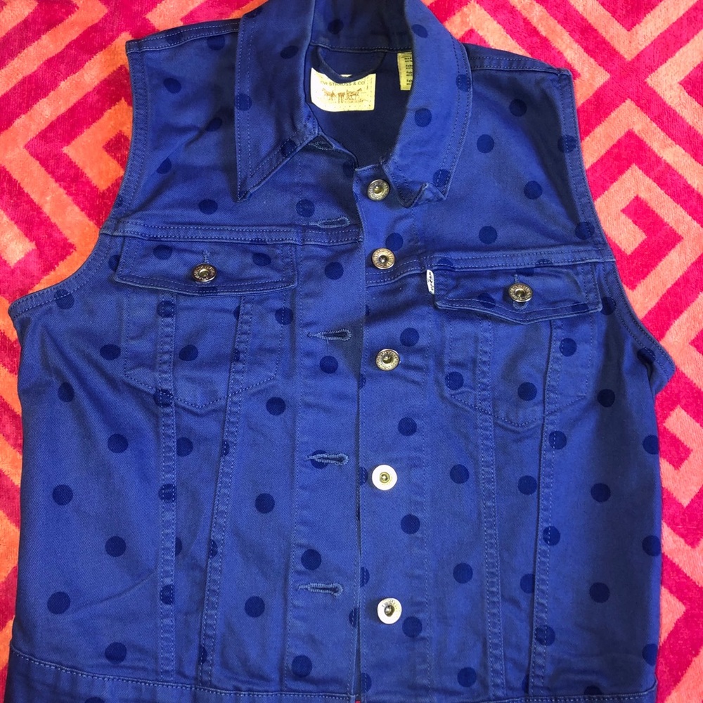Blue Levi Vest